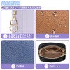 Playexen Makeup Pouch, Cosmetic Pouch, Accessory Holder, Women's, Leather, Square,