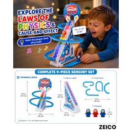 ZEICO 120 azulejos magnéticos - Juguetes educativos de construcción STEM para niños - Juego de aprendizaje y construcción sensorial - Montessori