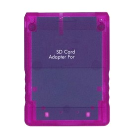 SIO2 Storage Memory Card Adapter Card Reader Adapter Replacement for 3000X 5000X 7000X 9000X Game Console Transparent Violet