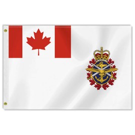 2×3 FT Canada Forces Flag, Medium 60×90 CM Canadian Army Coat of Arm Force 100D Canada Military Outdoor Banner,Doube Side Printing Canadian Decor For Patio Garden With Brass Gromment