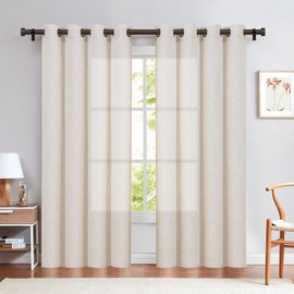 WORLD RODS Modern Curtain Rods for Windows 18 to 144 Inches, 1 Inch Metal Drapery Rods, Adjustable Heavy Duty Long Single Curtain Rod for Living Room Bedroom, Antique Bronze, with Aluminium Finials