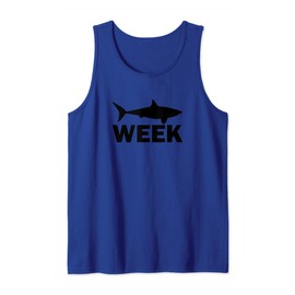 Week of Shark Funny Sharks T-Shirt Great Discovery Time Tank Top