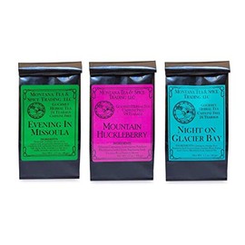 Evening in Missoula Tea Combo Pack - Evening in Missoula, Mountain Huckleberry, and Night on Glacier Bay