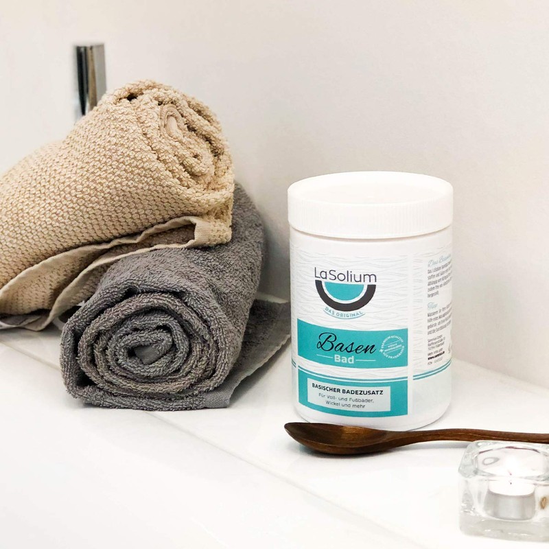 LaSolium Alkaline Bath Salt for Deacidifying, Dermatest Very Good, 650