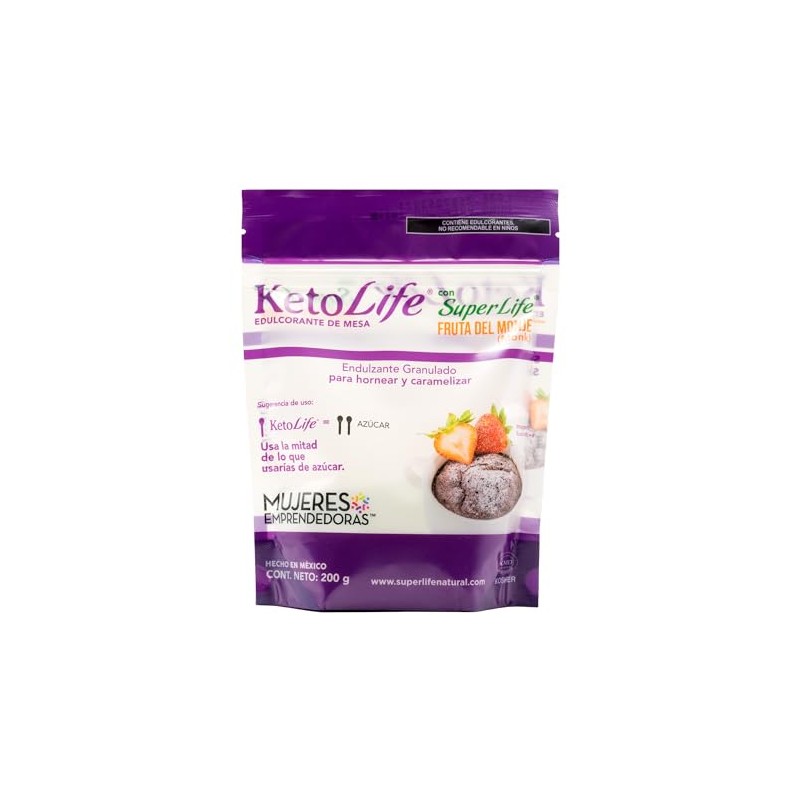 Stevia, Stevia Super Life Keto Life 200g, 200 gramos