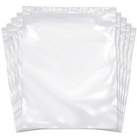 SNL Quality Zipper Lock Extra Large Jumbo Reclosable Clear Disposable Plastic Bags, Strong | 12" X 15" - 2 MIL - 100 Bags