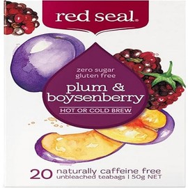 Red Seal Plum and Boysenberry Hot and Cold Brew, 20 Tea Bags