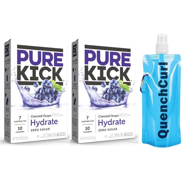 PURE KICK Hydration Drink Mix On-The-Go | 6 Stick Pack