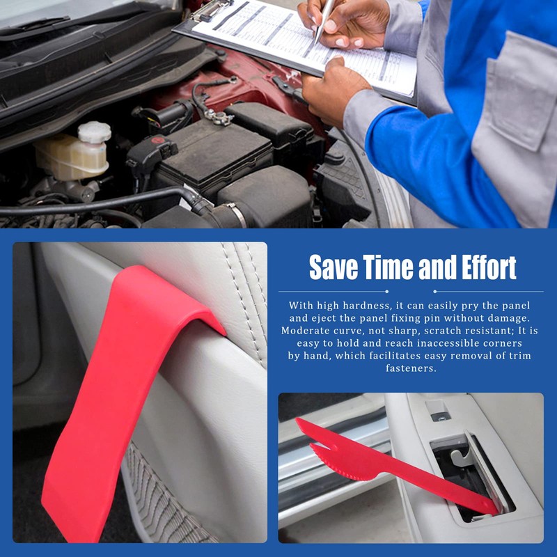 Glarks 12Pcs Auto Trim Removal Tool Kit, Universal Car Panel