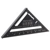 12 Inch Aluminium Alloy Triangle Protractor, Oxidation Roof Triangle Angle