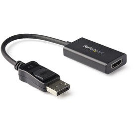 StarTech.com DisplayPort to HDMI Adapter - 4K 60Hz HDR10 Active DisplayPort 1.4 to HDMI 2.0b Video Converter - 4K DP to HDMI Adapter Dongle for Monitor/Display/TV - Latching DP Connector (DP2HD4K60H)