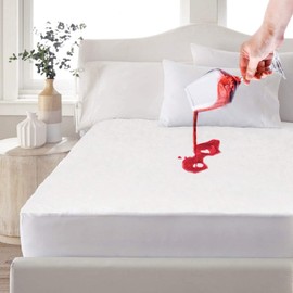 Waterproof Mattress Protector 80 x 160 cm Height 30 cm Fitted Sheet Hypoallergenic Highly Breathable Protection Against Mites and Bacteria
