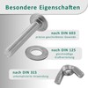 DSM - Carriage Bolts M6 x 110 mm DIN 603