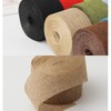 1 Roll Imitation Linen Ribbon 5cm*10m Burlap Fabric Ribbon for