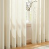 Melodieux 2 Panel Voile Sheer Curtains - Semi Sheer Privacy