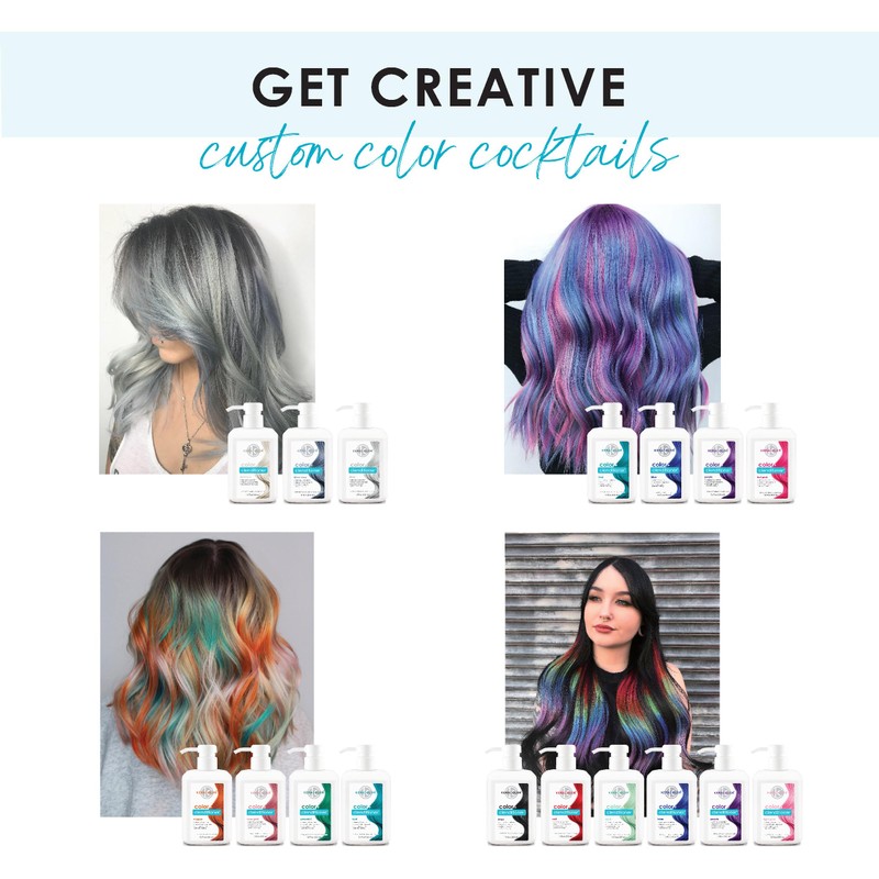 Keracolor Clenditioner PURPLE Hair Dye - Semi Permanent Hair Color