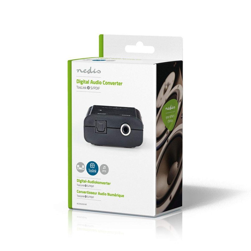 Nedis ACON2501AT Digital Audio Converter | 1-way - TosLink |