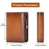 SENDEFN Men's Wallets RFID Blocking Bifold Genuine Leather Wallets for