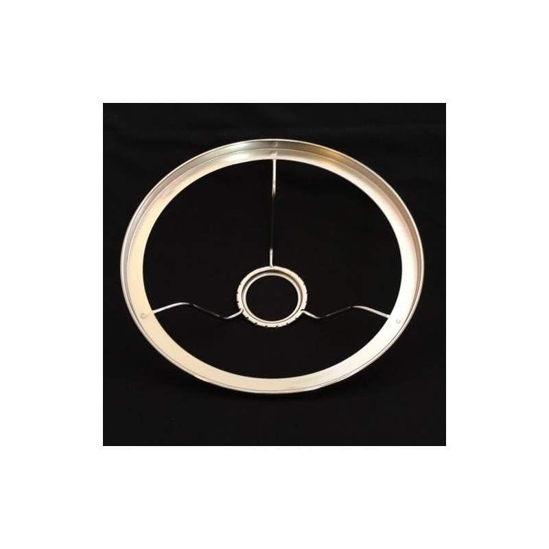 Aladdin Nickel Plated 10" Under Burner Shade Ring for Glass