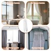 SHENLIU 150Pcs Stainless Steel Curtain Pleat Hook Curtain Pleater Tape