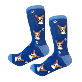 Sock Daddy Chihuahua Fawn Calcetines – 200 agujas – Talla única – Unisex