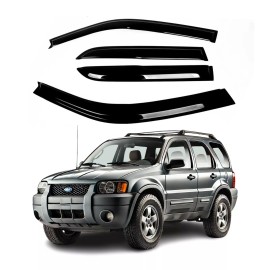 Ford Fits for Ford Escape 2004-2012 Side Window Visor Sun Rain Deflector Guard Thick