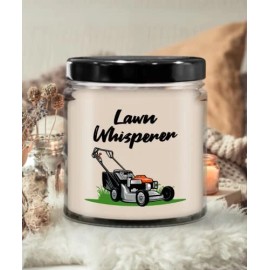 SpreadPassion Lawn Whisperer Candle - Soy Wax Candle - Hand Poured Novelty Candle