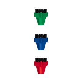 Polti PAEU0296 Brushes for Unico, Pack of 3, Multi-Colour, Plastic