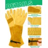 Thorn Proof Gardening Gloves - Leather Gloves for Men and