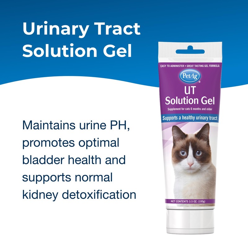 PetAg UT Solution Gel Supplement for Cats - 3.5 oz