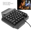 One Handed Gaming Keyboard, RGB Backlit USB Wired Single Hand