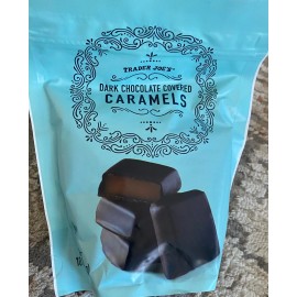 Trader Joe's Dark Chocolate Covered CARAMELS 3 PACKS "KOSHER"