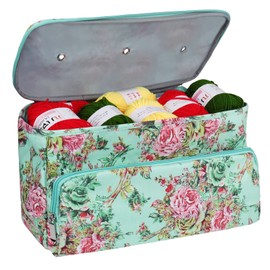 Coopay Knitting Storage, Yarn Bags for Knitting Crocheting, Knitting Bags and Knitting Organizers, Crochet Bags for Wool and Hooks, Waterproof Lightweight Yarn Storage Project Starter Bag,Knitting Bag