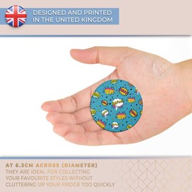 Destination Vinyl ltd Magnet for Refrigerator, Fridge - Comic Book Words Boys for Office, Cabinet and Whiteboard, Magnetic Stickers, 2831