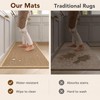 Washable Kitchen Runner Rug for Floor Protection – Non-Slip Faux