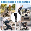 SGERUFZ Pack of 2 Pram Hooks Carabiner Pram Hooks Pram