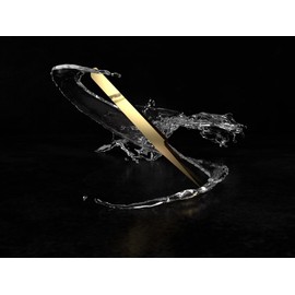 Professional Stainless Steel Tweezers Eyelash Tweezers Professional ‎Original Vetus Fine Isolation Tweezers MSC-16/7 B by Imperial Lash ltd (Gold)