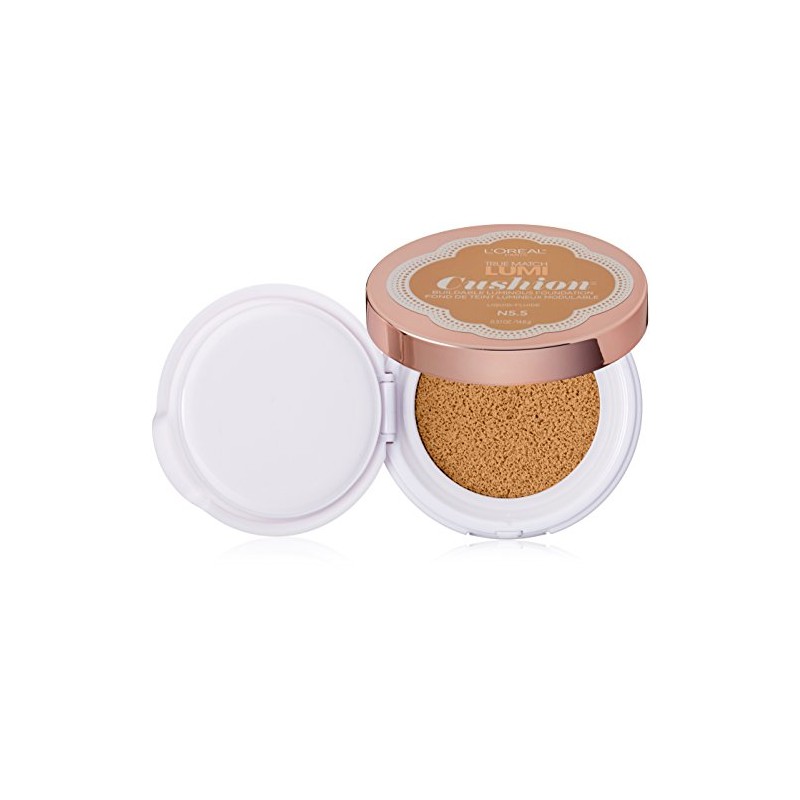 L'Oréal Paris True Match Lumi Cushion Foundation, N.5.5 Perfect Beige,
