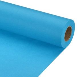 PATIKIL Gift Wrapping Paper, 12 x 500 Inches (42 Inches) 70 GSM Craft Paper Roll Kraft Packaging Paper for Poster Pin Board, Gift Wrapping, Light Blue