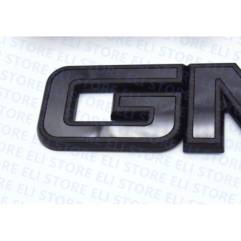General Motors 2014-2019 GMC Sierra Black Emblem Package Front &