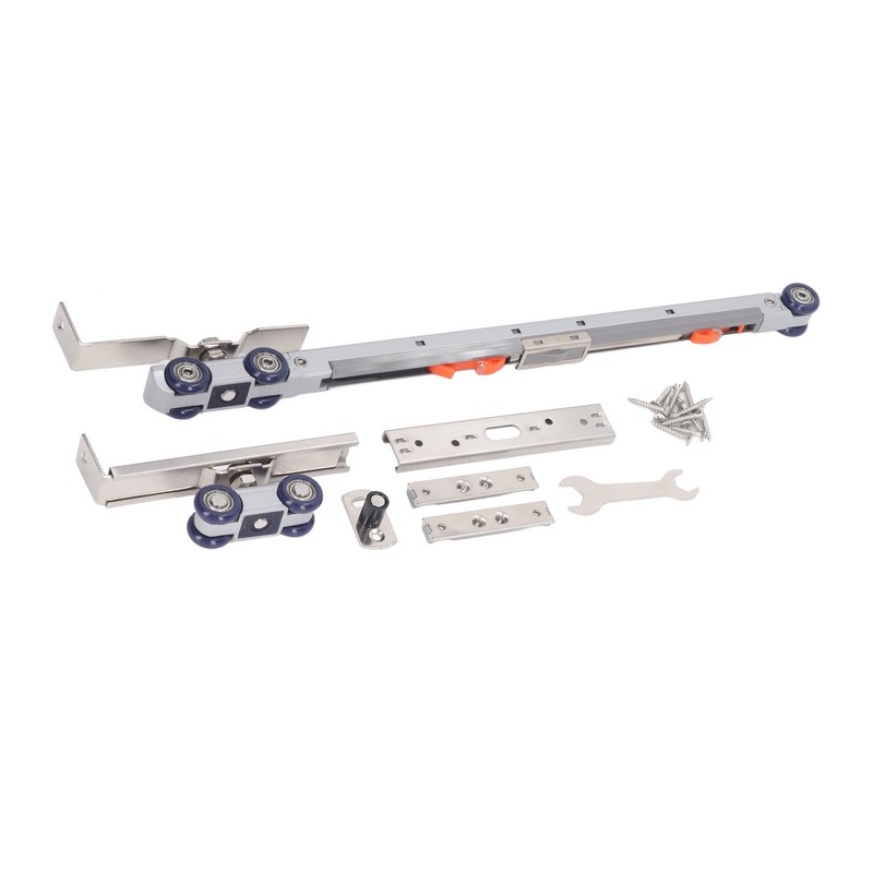 Roller Trolley 4 Wheel Silent Trolley Assembly Roller for Solid