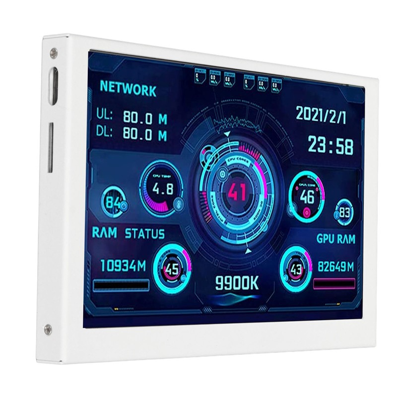 5in Computer Temp Monitor USB Mini Screen for AIDA64 PC