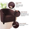 EURHOWING Velvet Tub Chair Slipcover, High Stretch Club Chair Covers