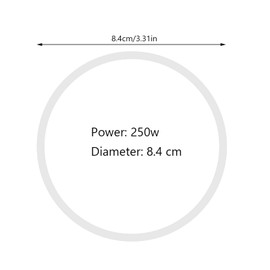 Milltrip Replacement Gaskets Rubber Rings, 3/6Pcs New Replacement Gaskets Rubber Rings Flat Cross (3PCS)