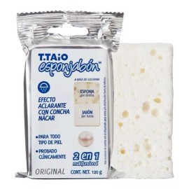 T.Taio Esponjabon Jabon Esponja Aclarante con Concha Nacar 120g