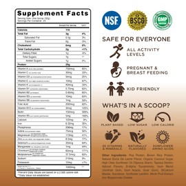 TRU Supplements TRU Plant Based Protein Powder, BCAA, EAA, 20g Vegan Protein, 100 Calories, 27 Vitamins, No Artificial Flavors 25 Servings 25 Servings (Dulce De Leche)