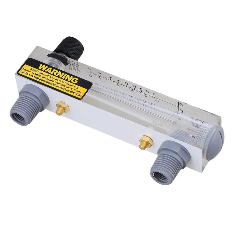 Panel Type Flowmeter, Acrylic-glass LZM-15T Gas Flowmeter Tester Adjustable Flowmeter