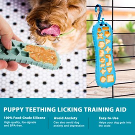 Natural Teething Rubber Chew Toy for Dogs - Stuffable Dog Toy for Extended Playtime - Chew & Fetch Toy for Puppies - for Small Puppies Tough Dog Toys for Aggressive Chewers Small Breed (Black)