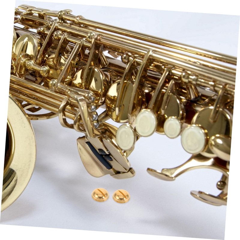 Vaguelly 2pcs Saxophone Thumb Rest Screws Replacement Repair Parts High