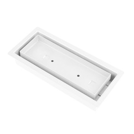 Floor Register 4x10, Floor Vent Covers White, Heavy Duty Steel Walkable Floor Vent, for Sidewall and Floor Air Vent Covers Durable Stainless Steel Mesh, Insect & Dust Proof Vent Guards for Home